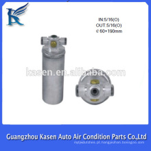 Secador de filtro de alumínio r134a / secadores de filtro de peças de auro ac / filtros para carro